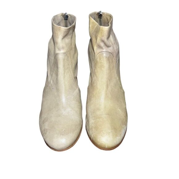 Women’s Halmanera brown leather booties size 7.5 made in Italy - Picture 2 of 5